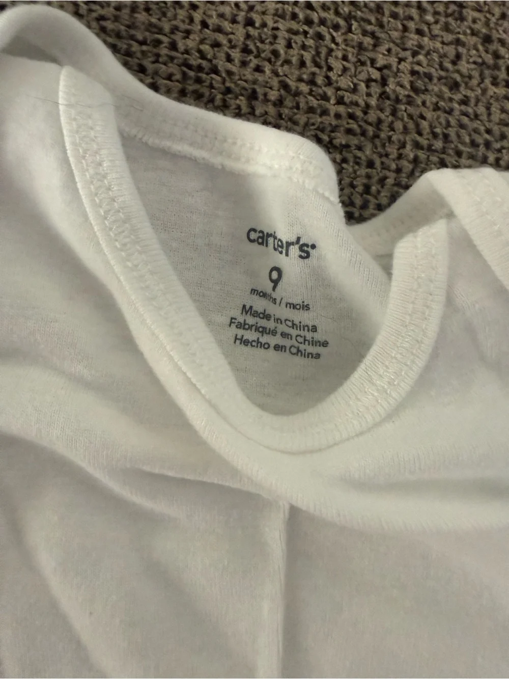 Carter's White Baby One-Piece Bodysuits Pack